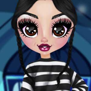 Gothic New Era: Wednesday Addams Dress Up game