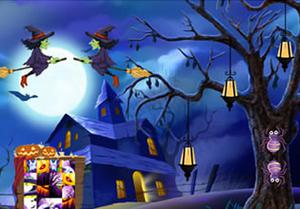 play Halloween Cemetery Escape (Games 2 Mad)