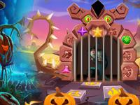 play Cute Halloween Witch Lady Escape