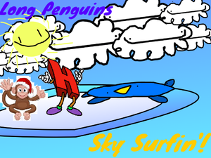 play Long Penguins Sky Surfin'!