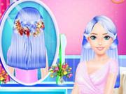play Colorful Braid Hairstyle Making