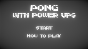 play Pong With Power Ups