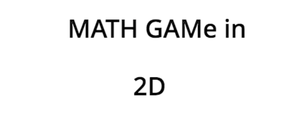 play Math Game In 2D