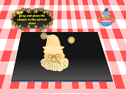 play Cooking Golden Santa Bread