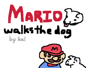 play Mario Walks The Dog