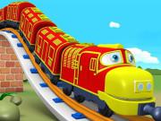 play Racing Train 3D