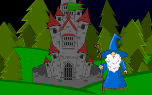 play Must Escape Wizard Castle