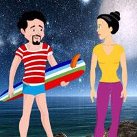 Wow-Couple Surfboard Escape Html5