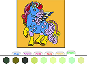 play Unicorn Coloring Book