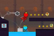 play Red And Blue Stickman 2