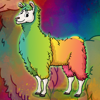 play Fg Rainbow Llama Escape