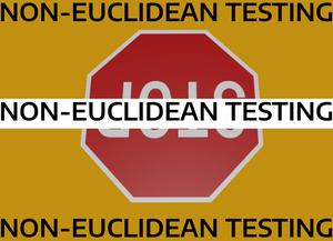 play Non-Euclidean Testing