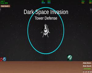 play Dark Space Invasion - Tower Defense