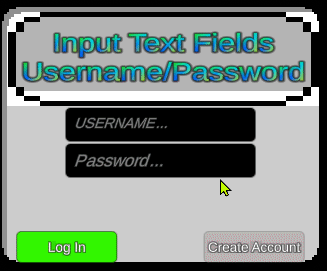 play Username/Password Verification System In Unity
