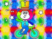 play Coloring Book: Monkey Rides Unicycle