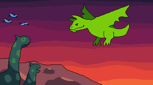 play Dragons Vs Dinosaurs - Endless Scroller Prototype