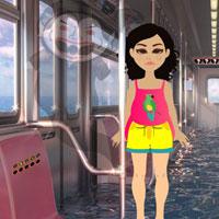 Big-Dream Girl Escape From Train Html5