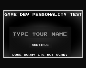 Game Dev-Personality Test!