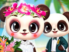 play Panda Tropical Wedding Story - Free Game At Playpink.Com