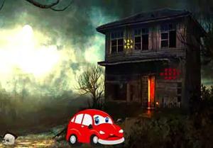 play Red Car Escape From Scary Street