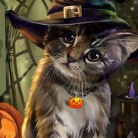play Halloween Cat Land Escape Html5