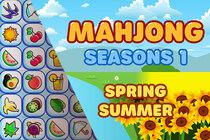 play Mahjong Seasons 1 - Spring And Summer
