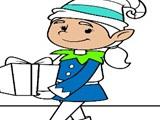 play Christmas Elves Coloring