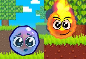 play Fire Ball And Water Ball Parkour Love Balls