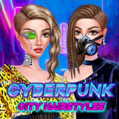 play Cyberpunk City Hairstyles