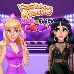 play Fashion Battle Pink Vs Black