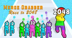 play Merge Grabber: Race To 2048