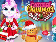 play Cat Girl Christmas Decor
