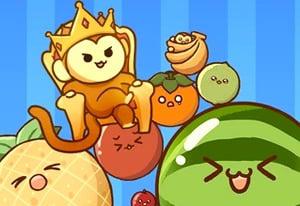 play Qs Monkey Land King Of Fruits Suika Game