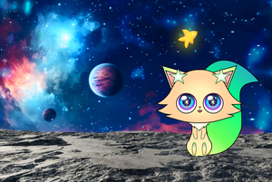 Curious Cosmic Cat'S Adventure