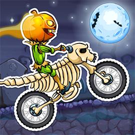 play Moto X3M: Spooky Land