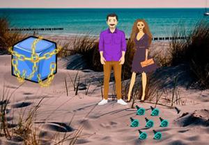 play Couple Escape From Beach