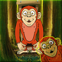 play G2J Red Monkey Rescue From Forest