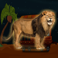 play G2J The Angry Cape Lion Rescue
