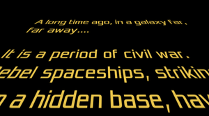 Star Wars Text - Michael Wagoner