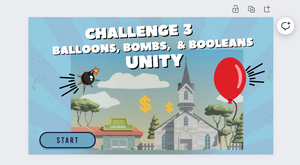 play Challenge 3 - Balloons, Bombs, & Booleans