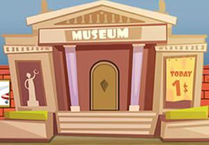 Gold Treasure Escape From Museum