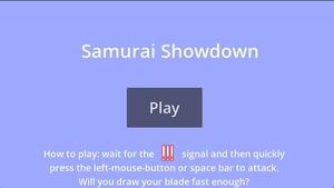 play Samurai Showdown