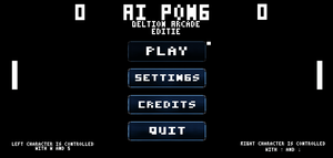 play Classic Pong + Ai