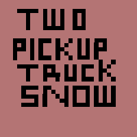 play Two Pickup Truck Snow