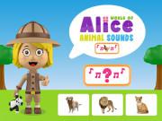 World Of Alice Animal Sounds game