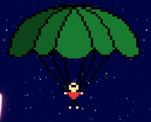 Parachutist Jump game