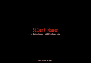 Silent Manor game