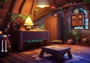 Mystery Wooden House Escape game