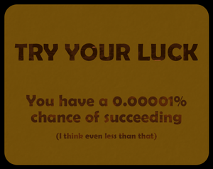 Try Your Luck game