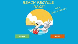 Beach Recycle Race game